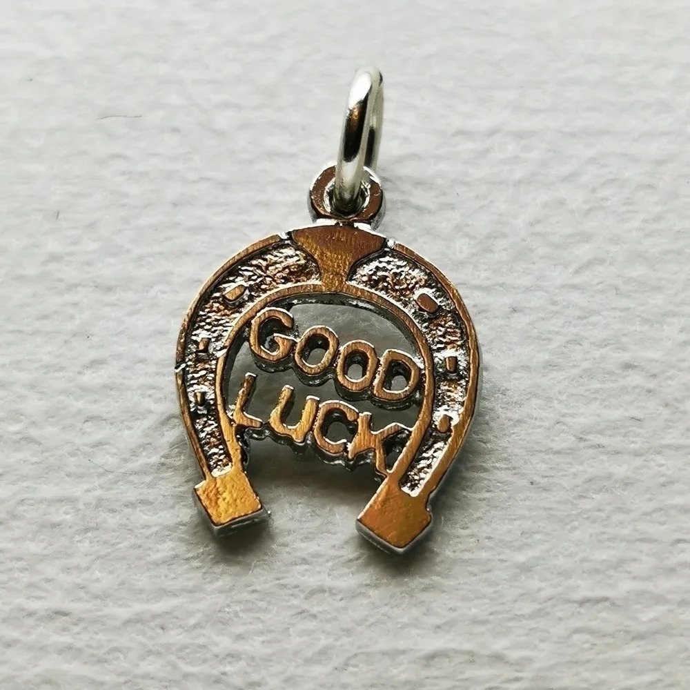 Goodluck horseshoe  pendant